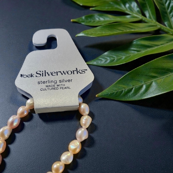Belk Silverworks Sterling Silver Cultured Pearls - Picture 2 of 3